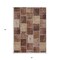 Edge Collections - 5' x 8' - Brown - Washable Patchwork Area Rug for Indoor and Outdoor Use - 1 Piece